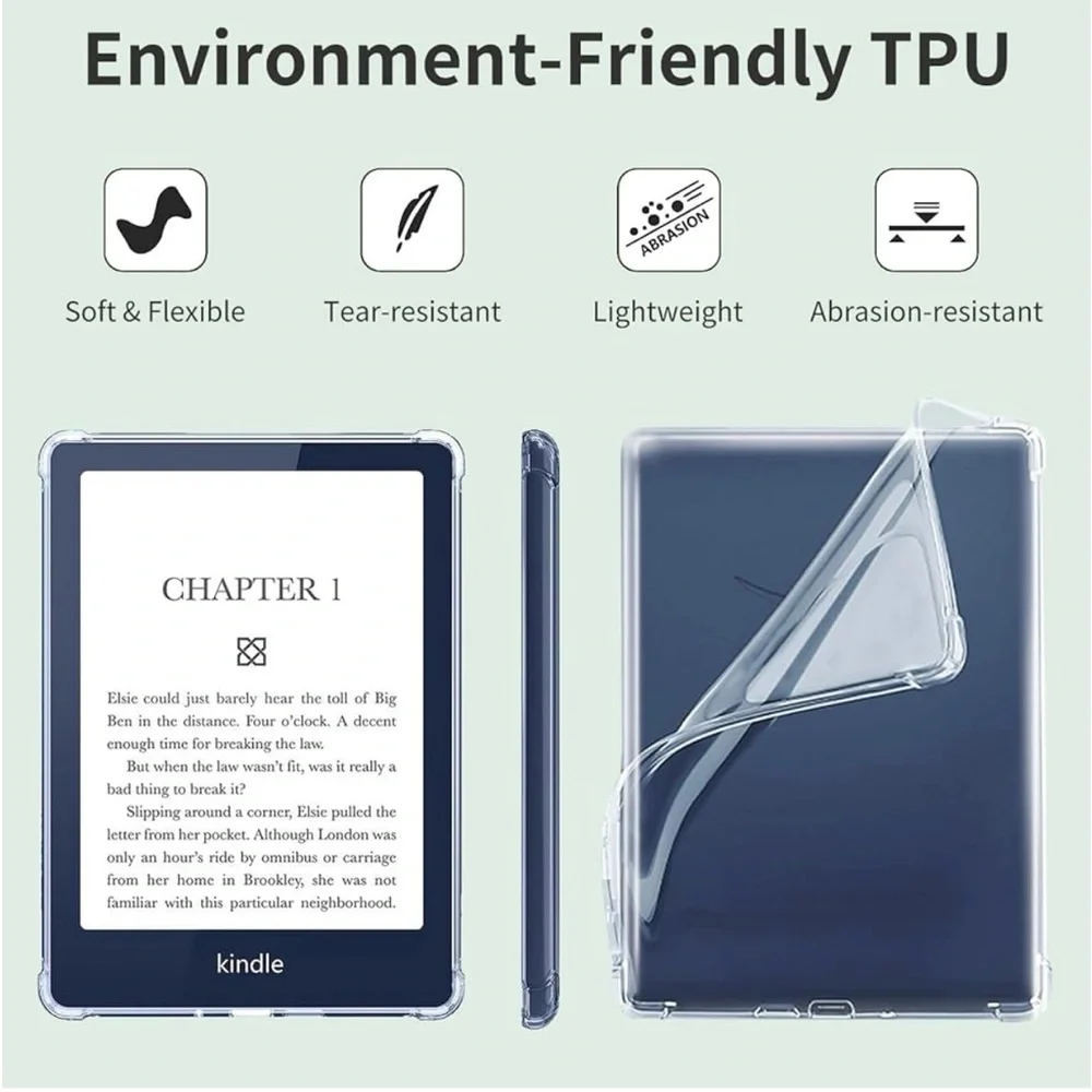 Clear Kindle Case for (6.8